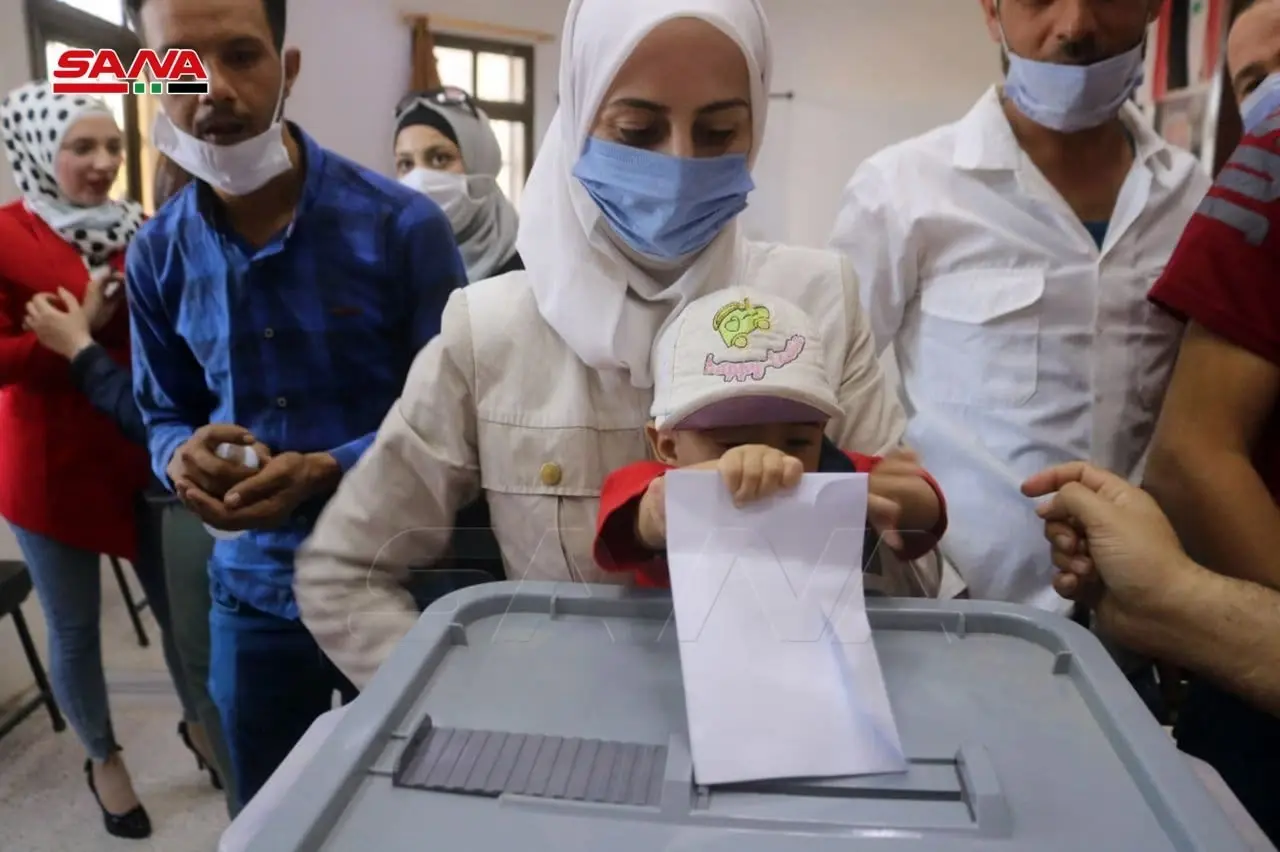 وزير العدل السوري يتحدث عن امتلاء صناديق الانتخابات الرئاسية في سوريا بهذه المحافظة: الانتخابات السورية2021