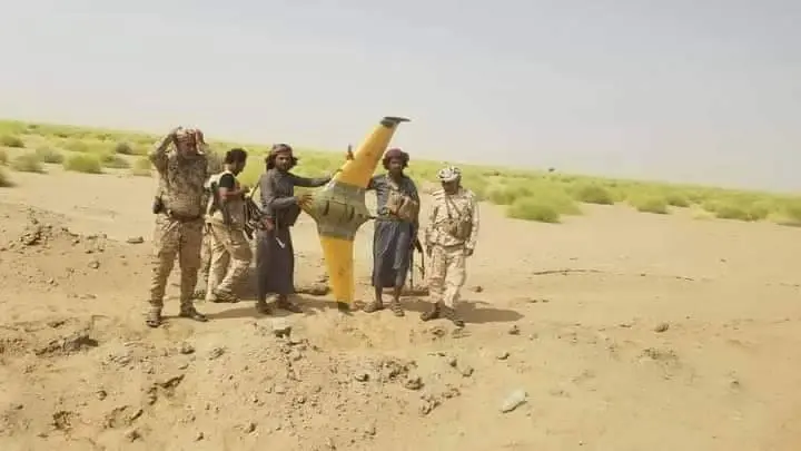 الجيش اليمني يعلن إسقاط مسيرة حوثية في جبهة الجدافر بمحافظة الجوف: ميليشيا الحوثي