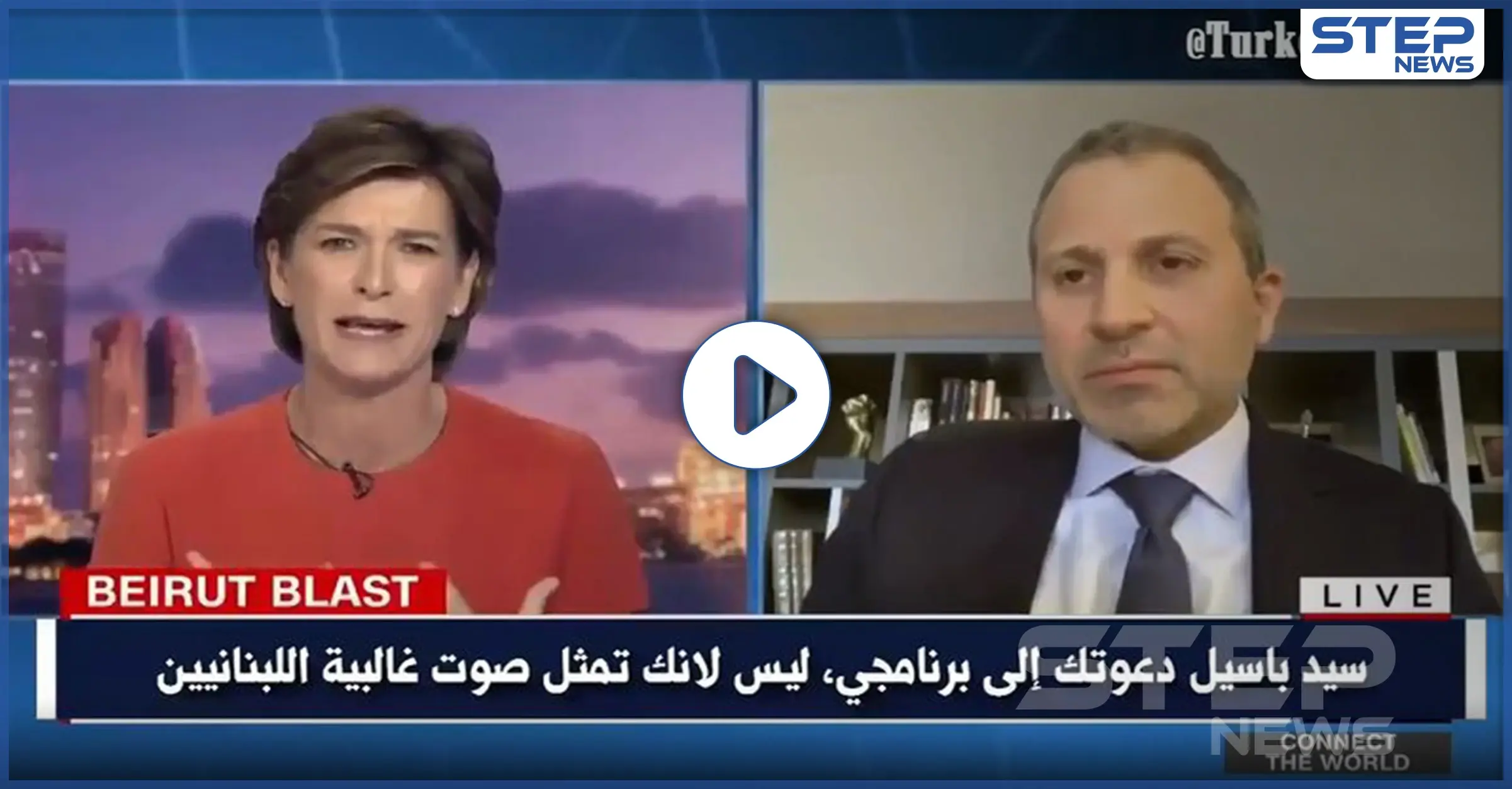 بالفيديو|| جبران باسيل يواصل تحريضه على السوريين.. ومذيعة أمريكية توبخه على الهواء: شبكة "CNN"