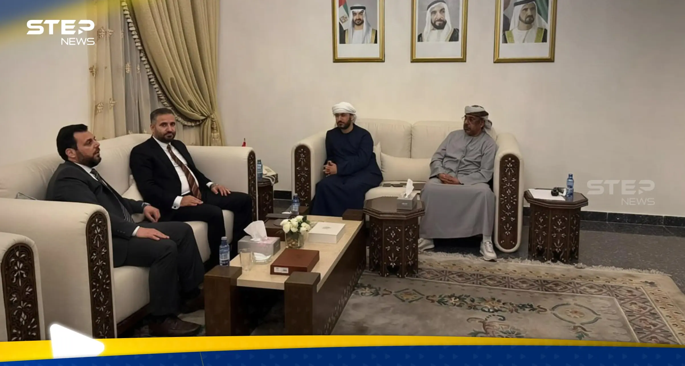 وفد حكومي سوري يزور سفارة الإمارات في دمشق