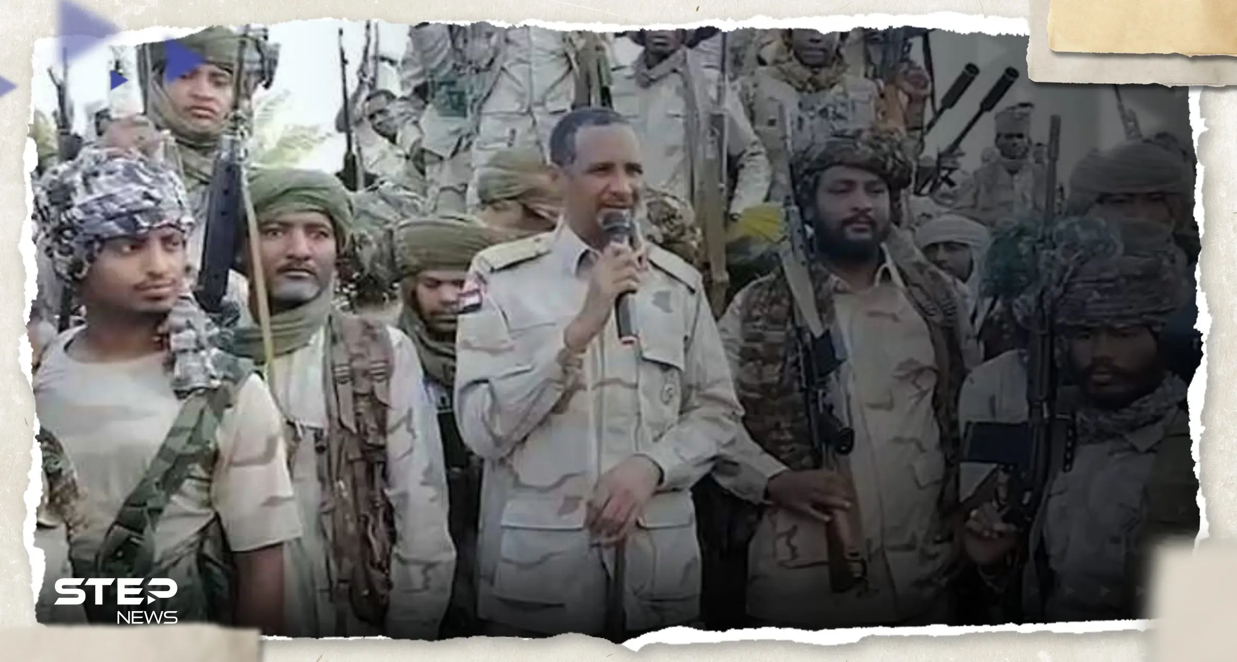 قائد الدعم السريع يظهر لأول مرة منذ أشهر و"يصدم" مقاتلين تابعين له: حميدتي