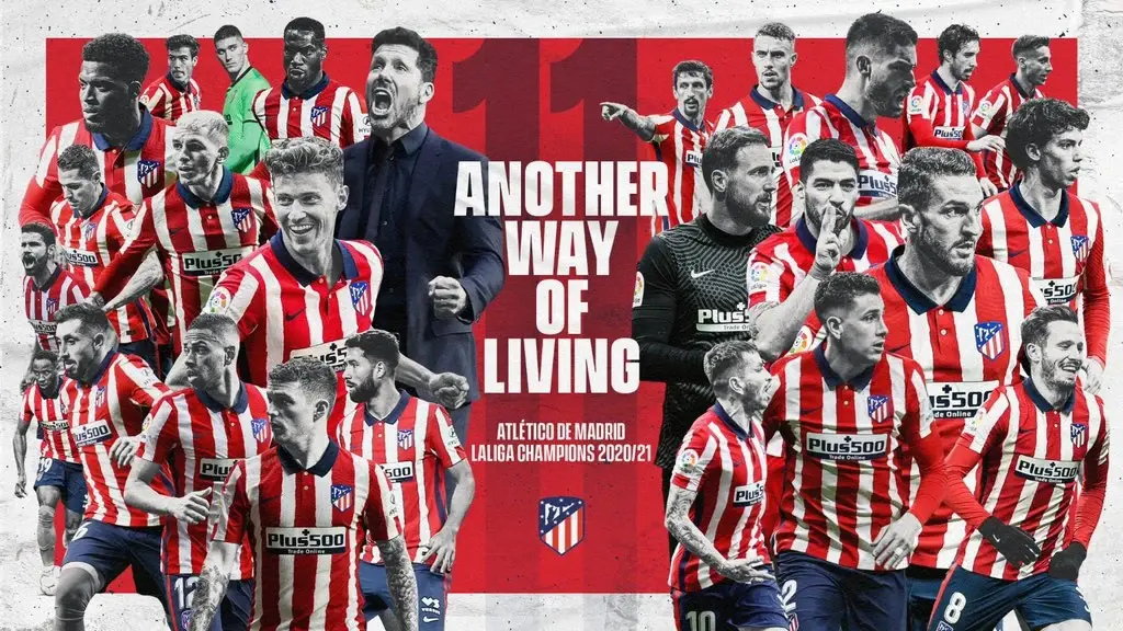 سواريز يخطف الفوز بالدوري الإسباني واللقب 11 لنادي أتلتيكو مدريد وجاره الريال ثانياً بالترتيب: أتلتيكو مدريد