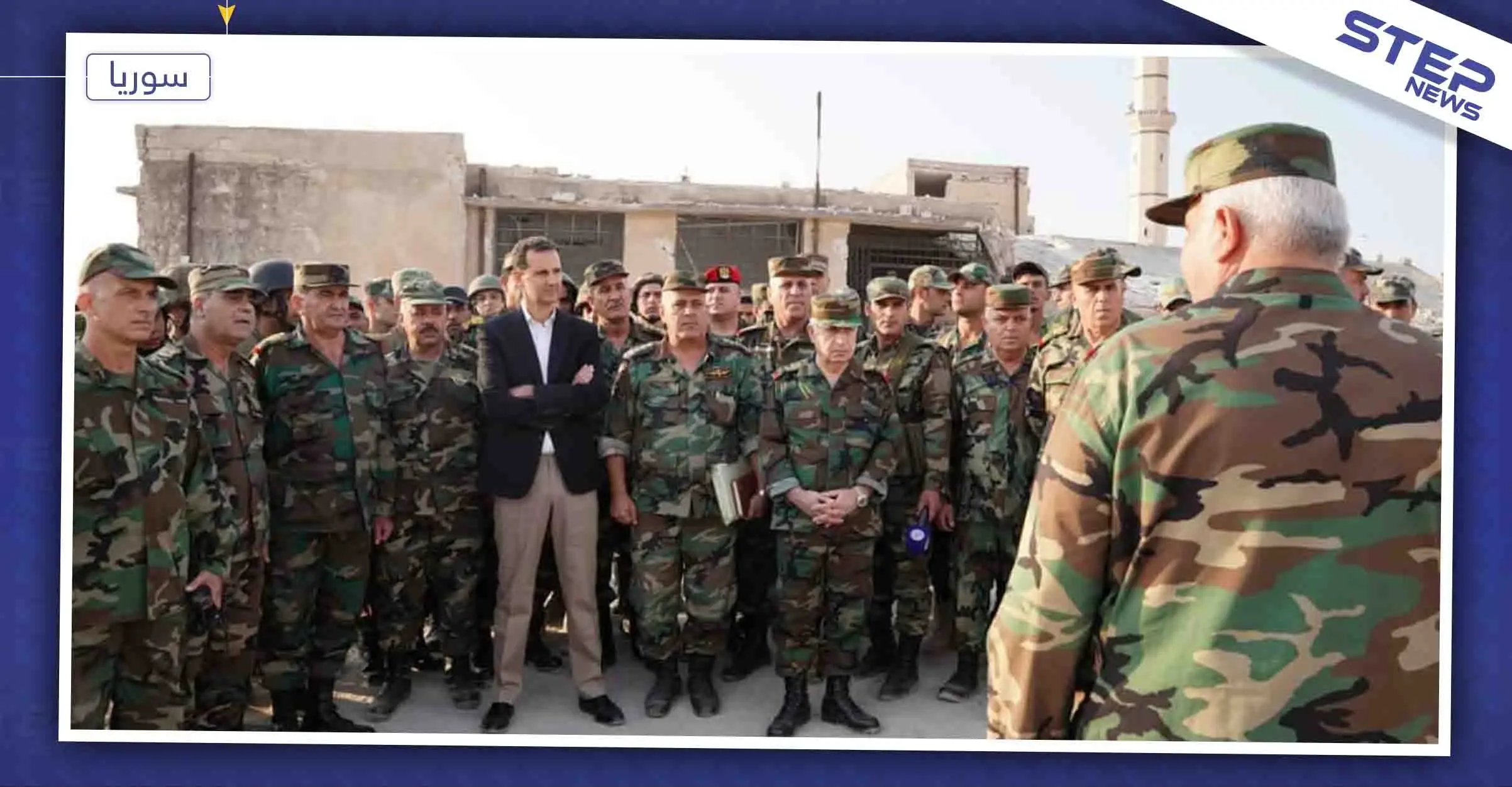 بالصور|| بشار الأسد يصل بزيارة خاطفة لجبهات ريف إدلب الجنوبي: بشار الأسد