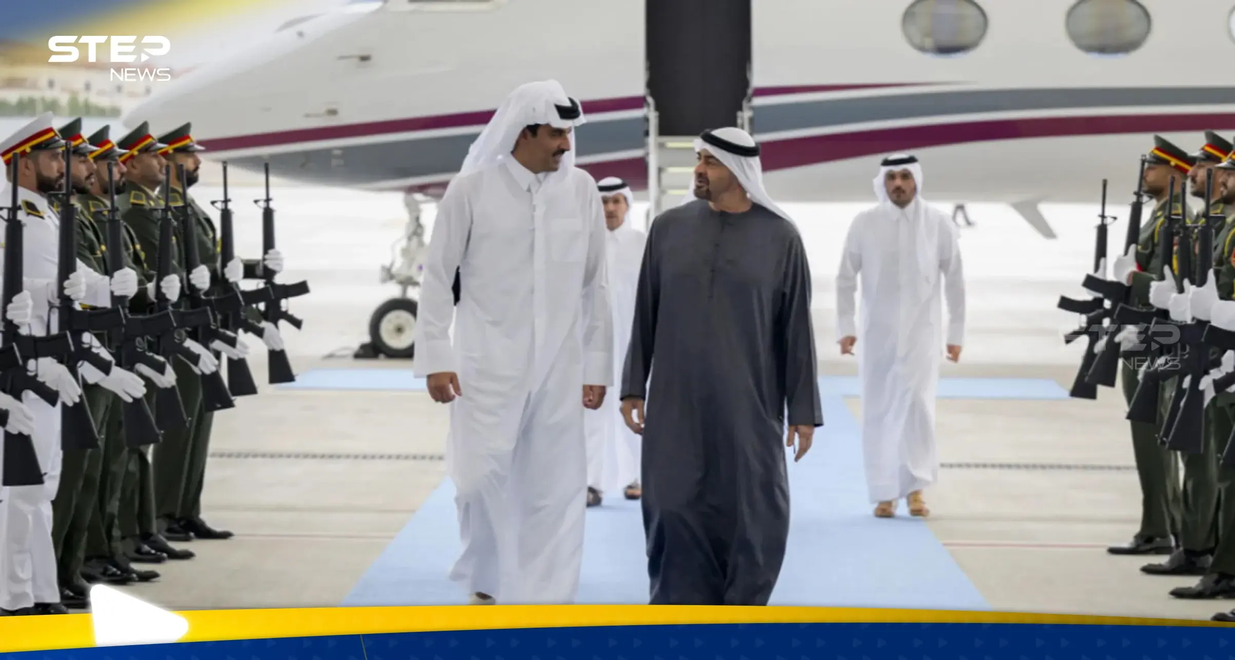 محمد بن زايد وتميم بن حمد