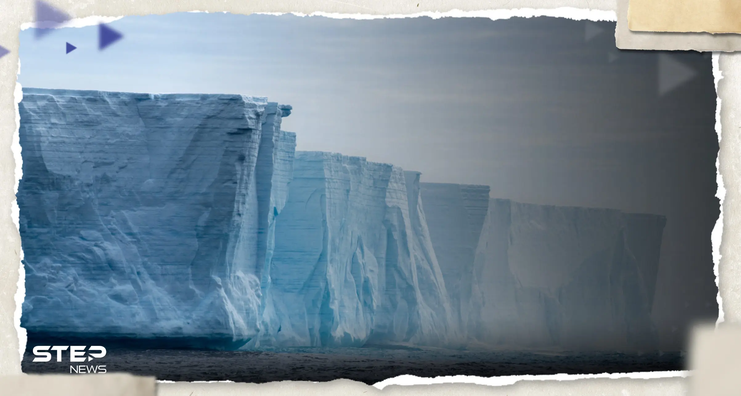 لأول مرة منذ ٣٠ عام.. أكبر جبل جليدي في العالم يتحرك: جبل جليدي