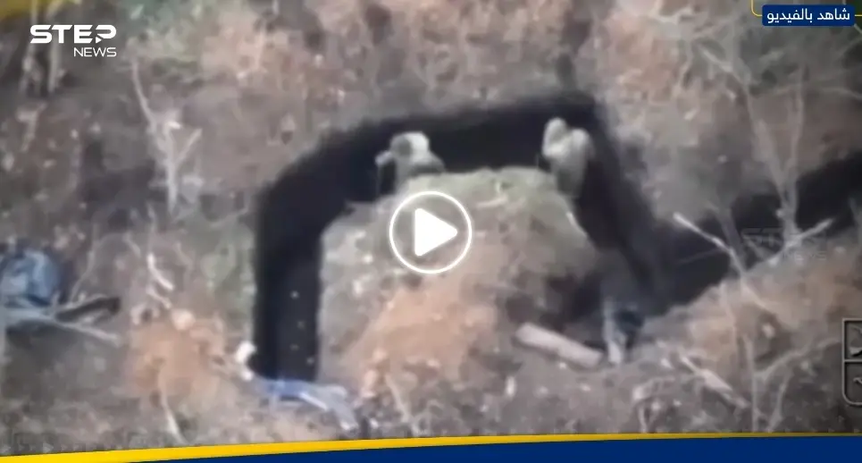 شاهد ما فعلته مسيرة روسية بجنديين أوكرانيين داخل خندق.. وكيف دمرت قوات بوتين دبابة سويدية: مسيرة روسية