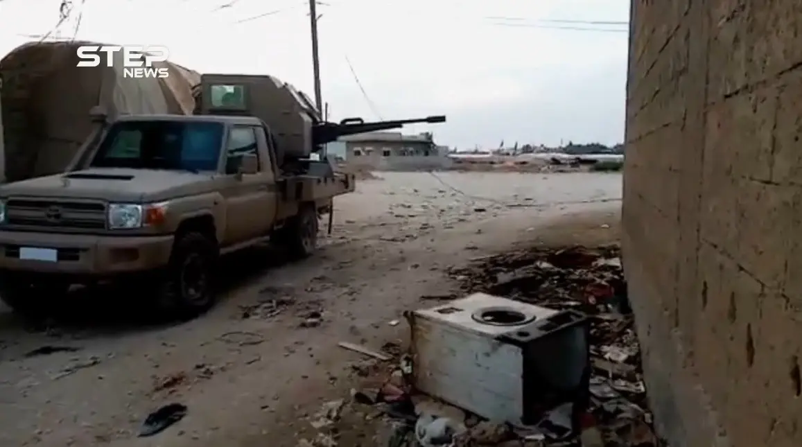 شاهد لحظة دخول قوات الجيش الوطني المدعومة تركياً إلى قرية تل حلف وأطراف بلدة رأس العين شمال الحسكة: رأس العين