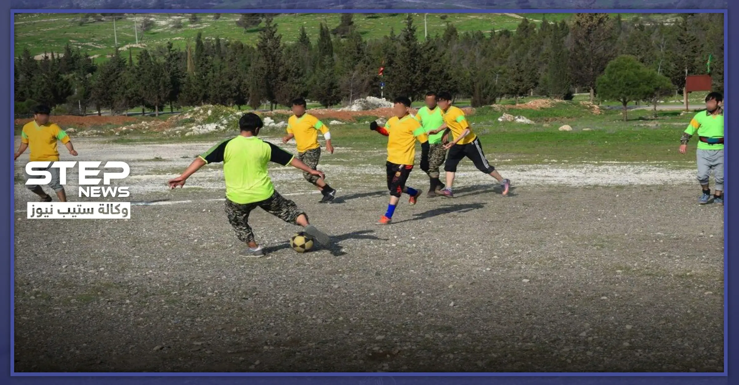 بالصور|| ميليشيا "فاطميون" تستغل الهدنة وكورونا وترفّه عناصرها بنشاطات رياضية..: إجراءات وقائية