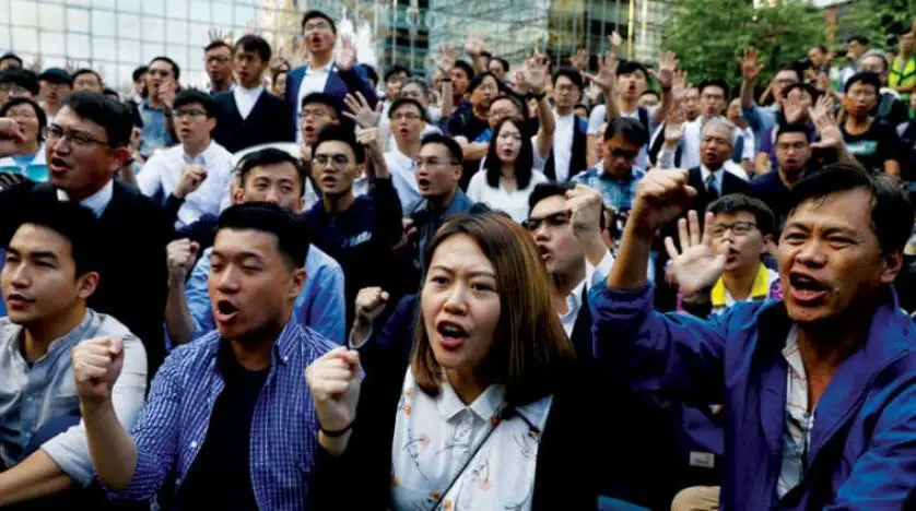 البرلمان الصيني يقر قانون يسمح لبكين بالتدخل واختيار مرشحي انتخابات هونغ كونغ: هونغ كونغ