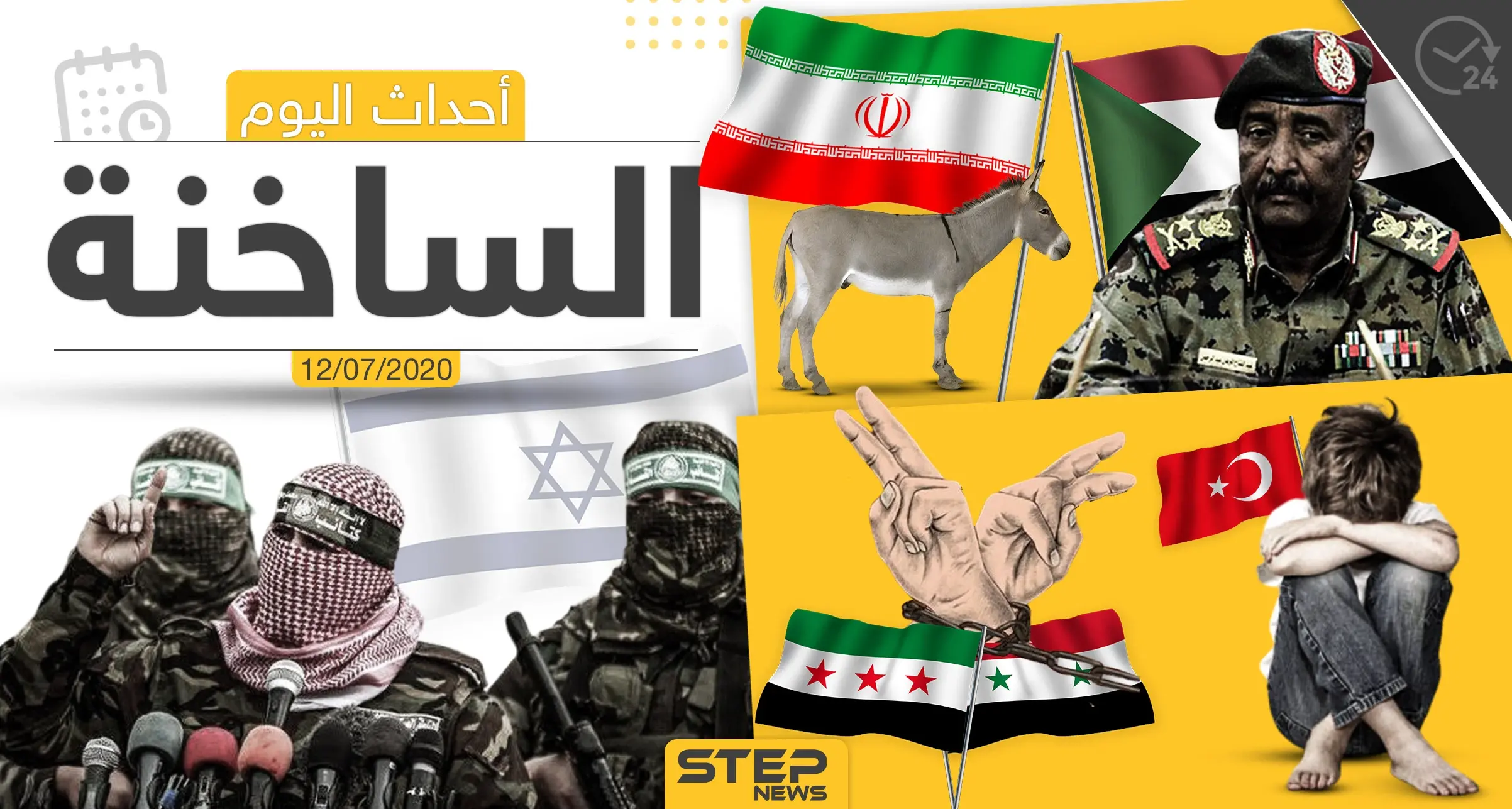 أهم أحداث سوريا والعالم- الأحد 12/07/2020: وكالة ستيب