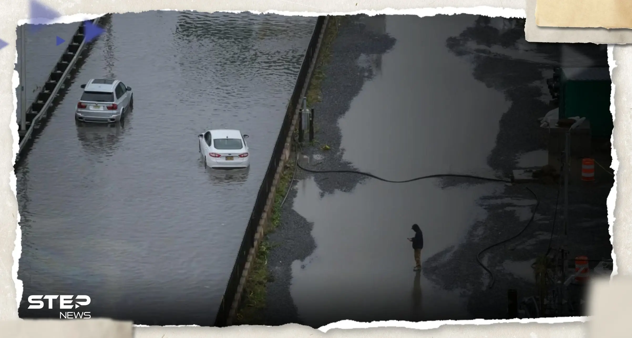 شاهد|| هروب "أسد بحر" من حديقة حيوان سنترال بارك إثر فيضانات نيويورك: فيضانات