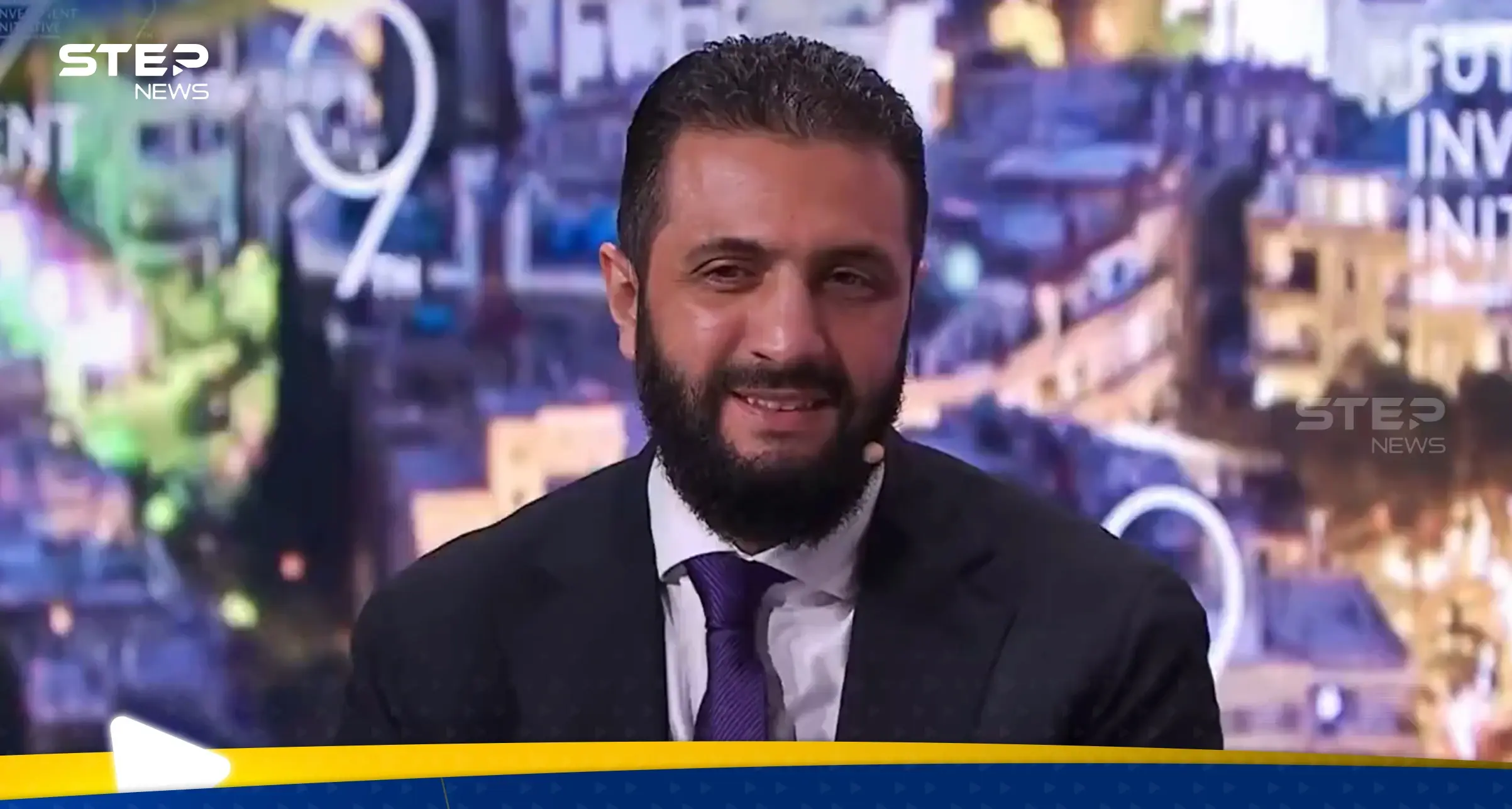 من حوار الشرع خلال مؤتمر الاستثمار في السعودية