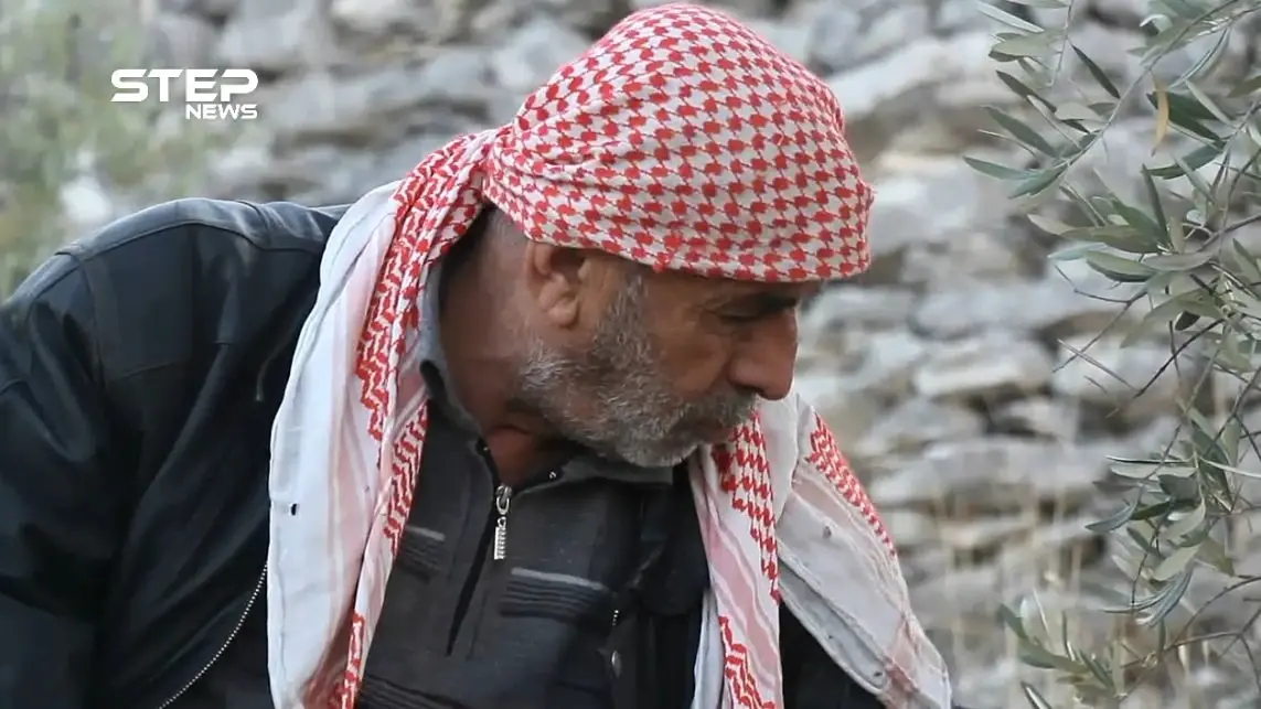 الحاج "نادر" رجل مصاب يتحدى إصابته ويعمل في قطاف الزيتون لتأمين لقمة العيش: التقارير المصورة