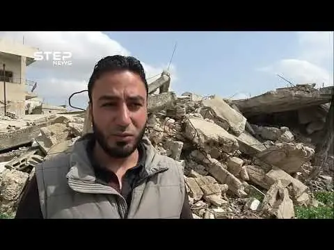 شاهد ما خلفه القصف الروسي على مدينة كفرزيتا شمال حماة: الفيديو