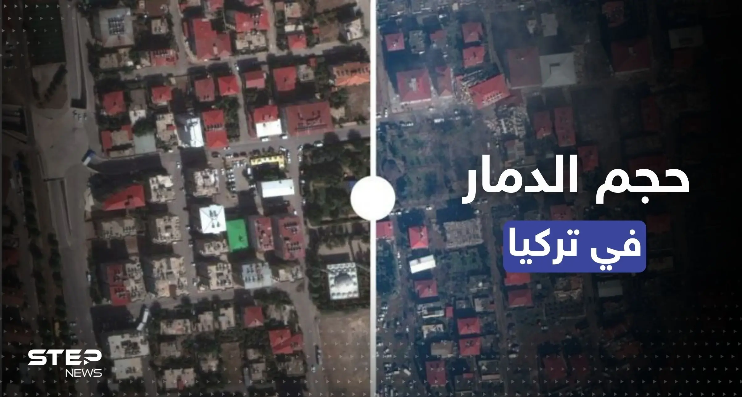 شاهد || صور الأقمار الصناعية قبل وبعد الزلزال ترصد حجم الدمار في تركيا: هزة أرضية