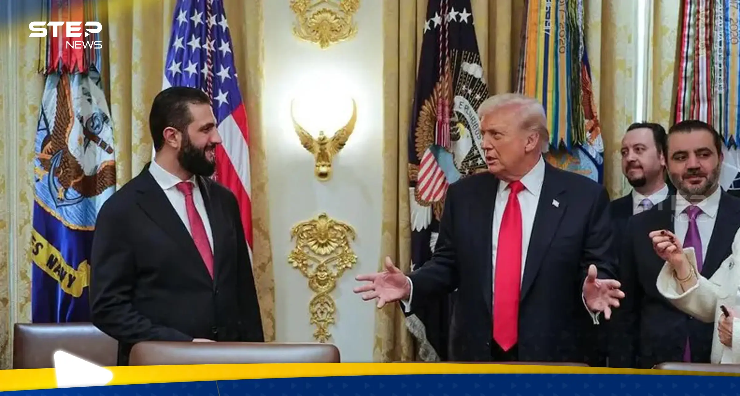 الرئيس الأمريكي ونظيره السوري