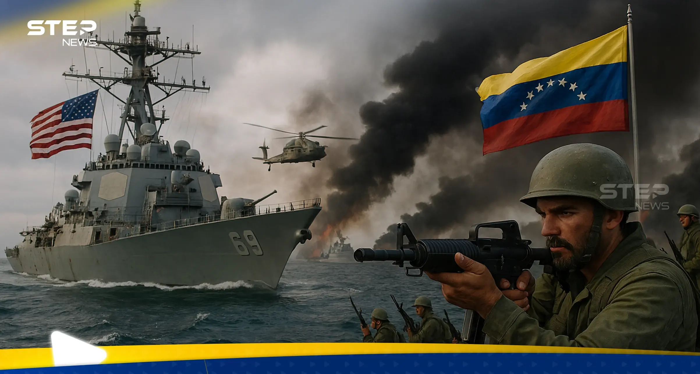 48 ساعة حاسمة على أبواب الكاريبي.. أمريكا أرسلت السفن والغواصات وفنزويلا حشدت الجيش: تقارير