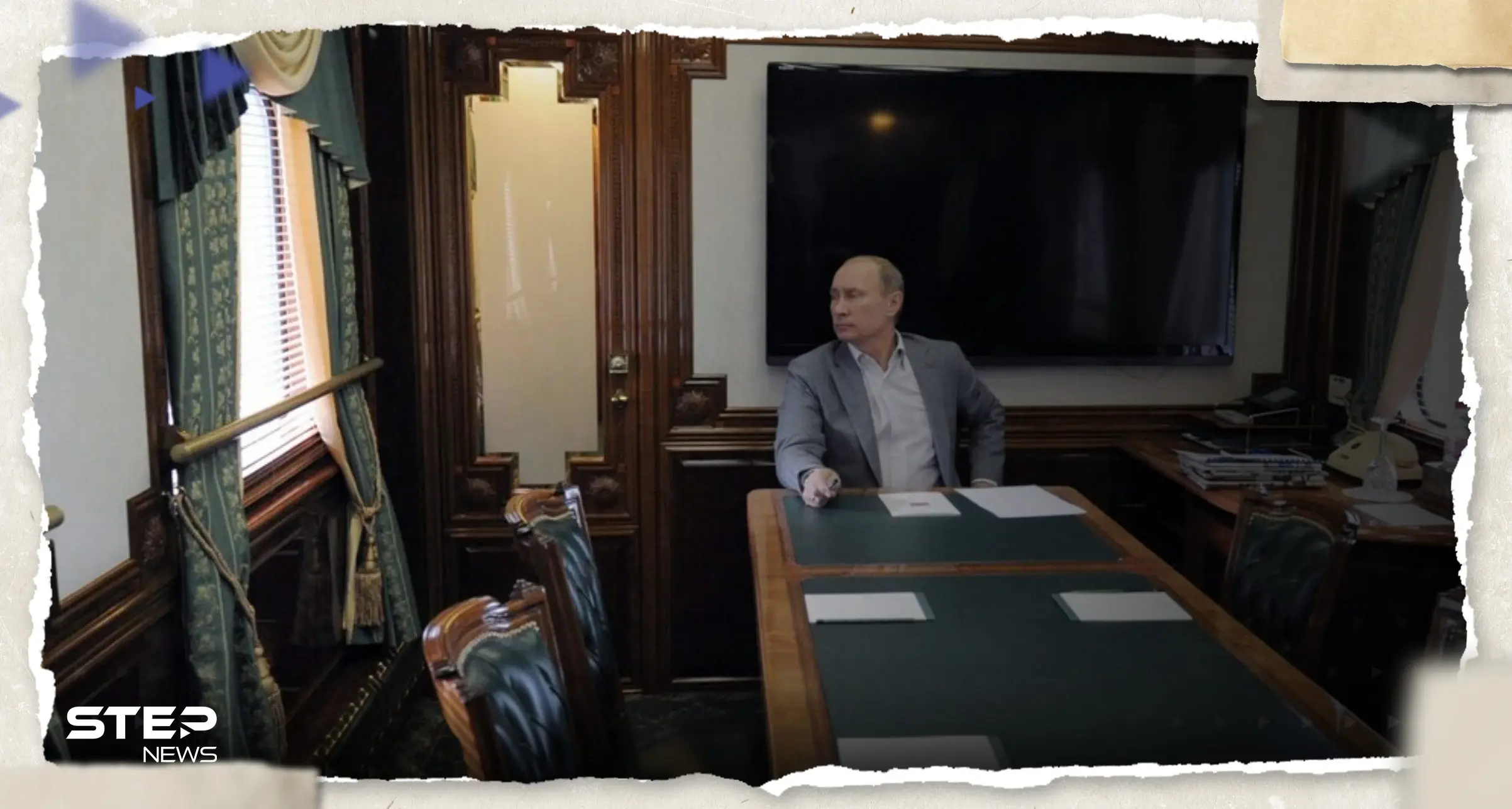 شاهد|| من داخل قطار بوتين الخاص.. صور "مفاجئة" لما يرافق الرئيس الروسي برحلاته: منوع