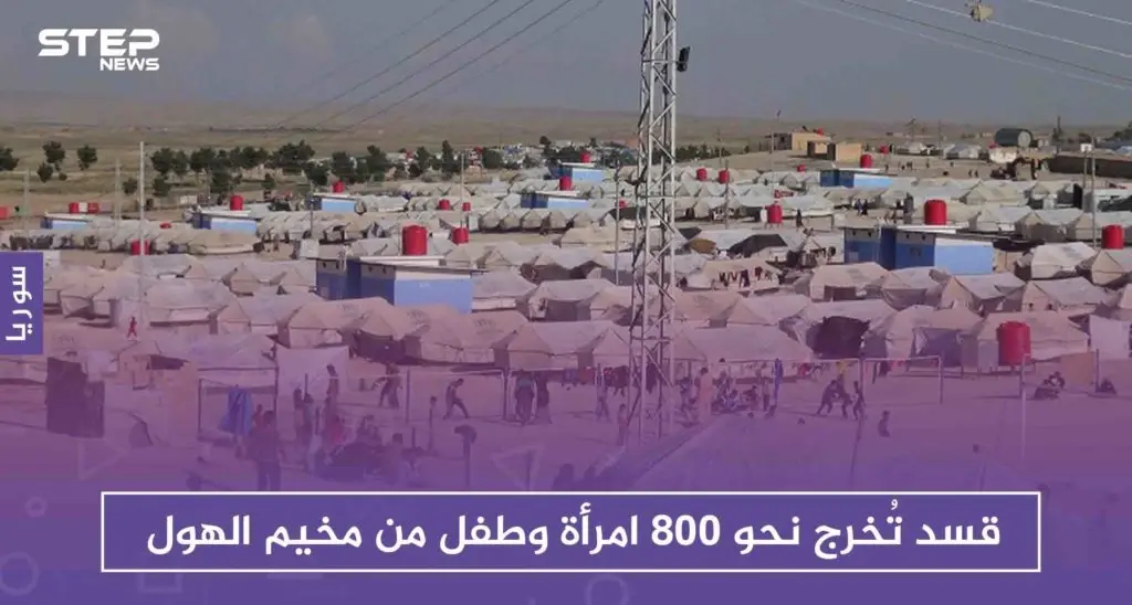 قسد تمتثل لمطالب العشائر العربية وتُخرج نحو 800 امرأة وطفل من مخيم الهول!!: الحسكة