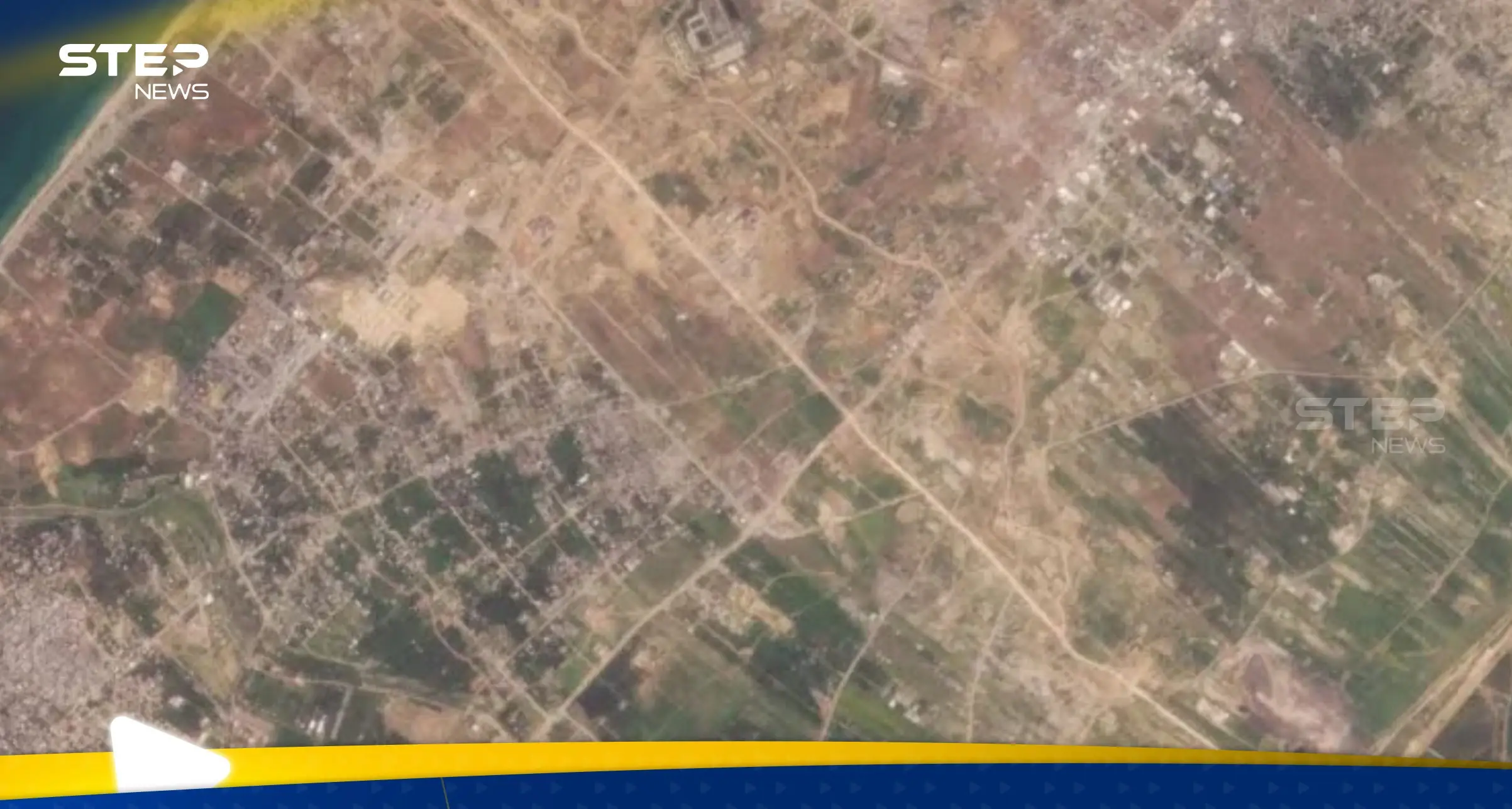 صور أقمار صناعية تظهر ما يجري في غزة.. إسرائيل تقسم القطاع لقسمين: إسرائيل تقسم غزة