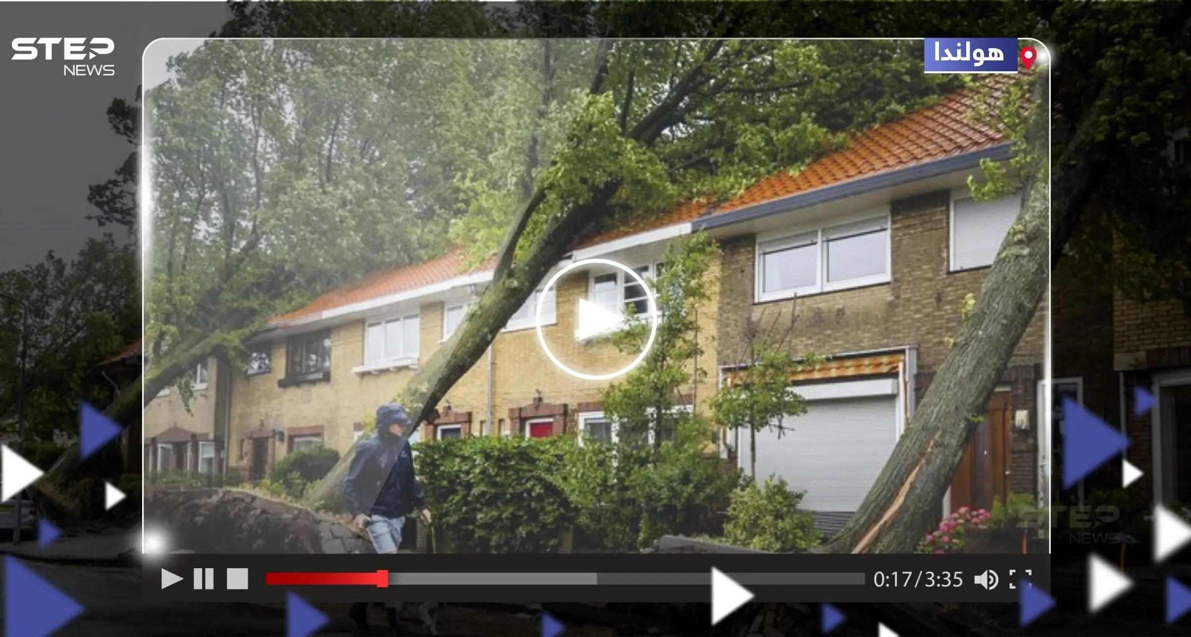 اقتلعت الأشجار.. عاصفة صيفية "نادرة" تضرب هولندا وتسجيل أول حالة وفاة (فيديو): هولندا