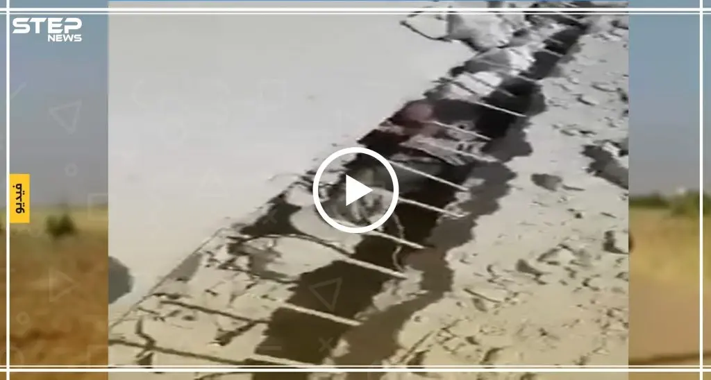 10 أشخاص يستغيثون تحت الأنقاض بعد استهدافهم بالطيران الروسي (فيديو): طيران روسي