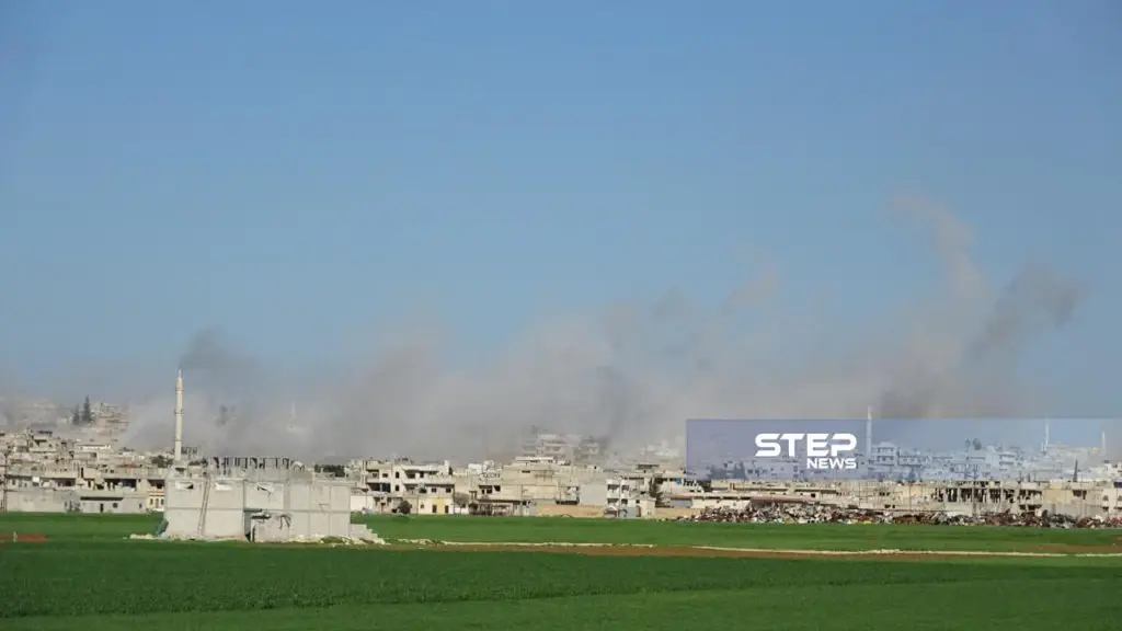 صور لقصف قوات النظام على مدينة خان شيخون جنوب إدلب: خان شيخون