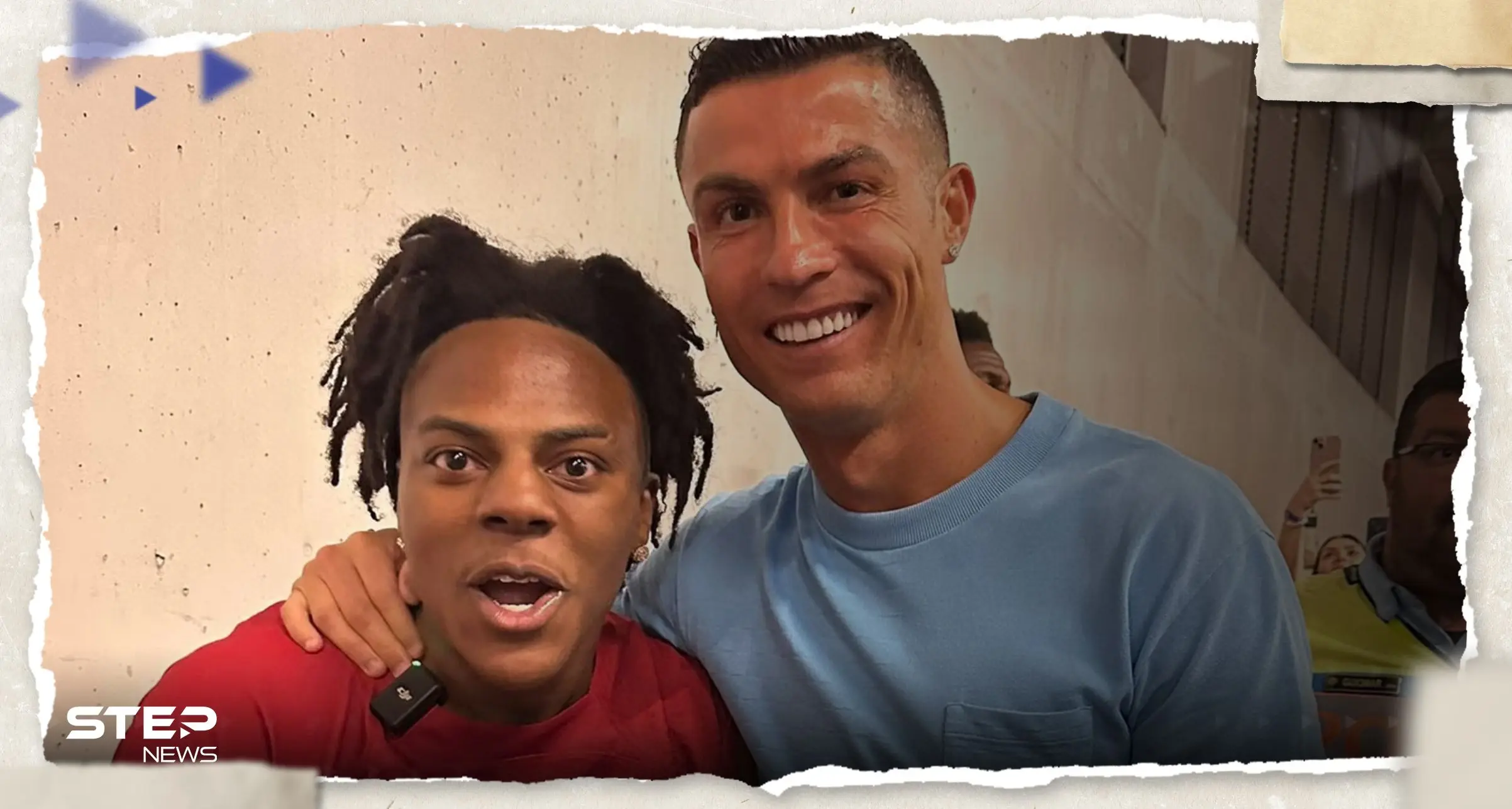 بالفيديو|| جنون سبيد عند مقابلة كريستيانو رونالدو.. لن تصدق ماذا فعل أمامه: سبيد