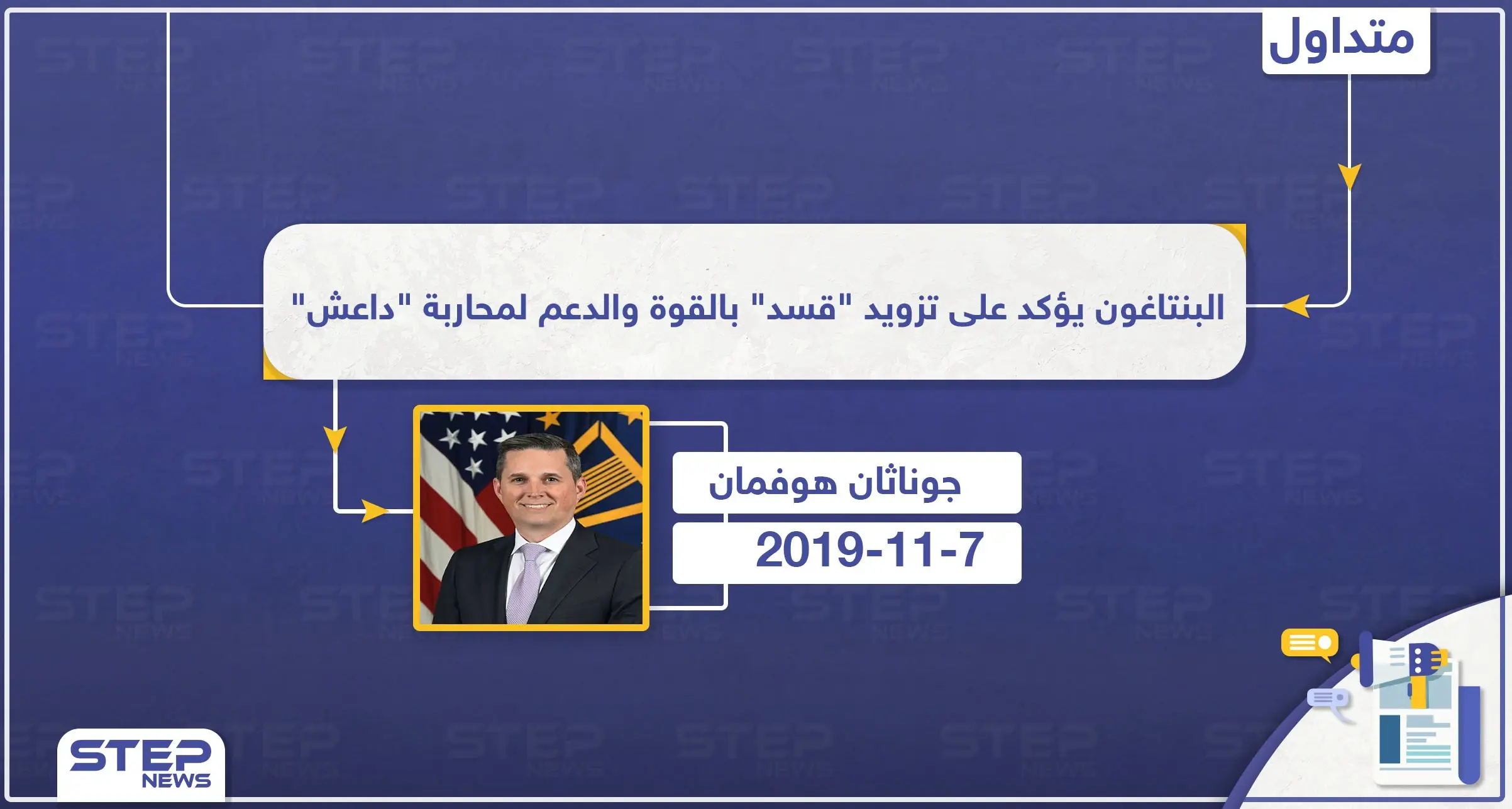 البنتاغون: عائدات النفط ستذهب لقسد والقوّات الأمريكية ستواجه أي تهدد آبار النفط: تصاريح متداولة