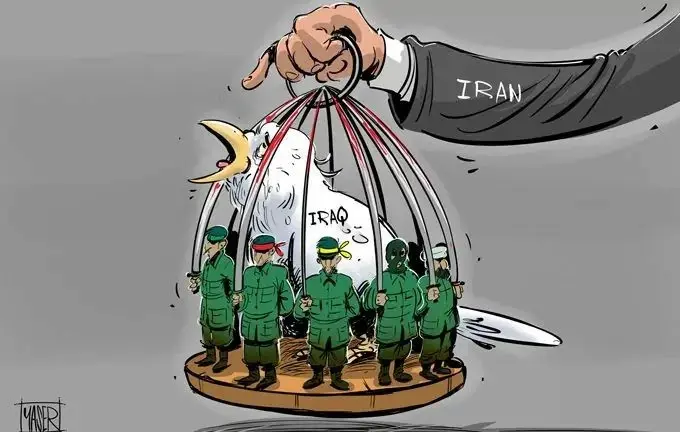 كاريكاتير || الاذرع الايرانية في العراق: كاريكاتير العراق