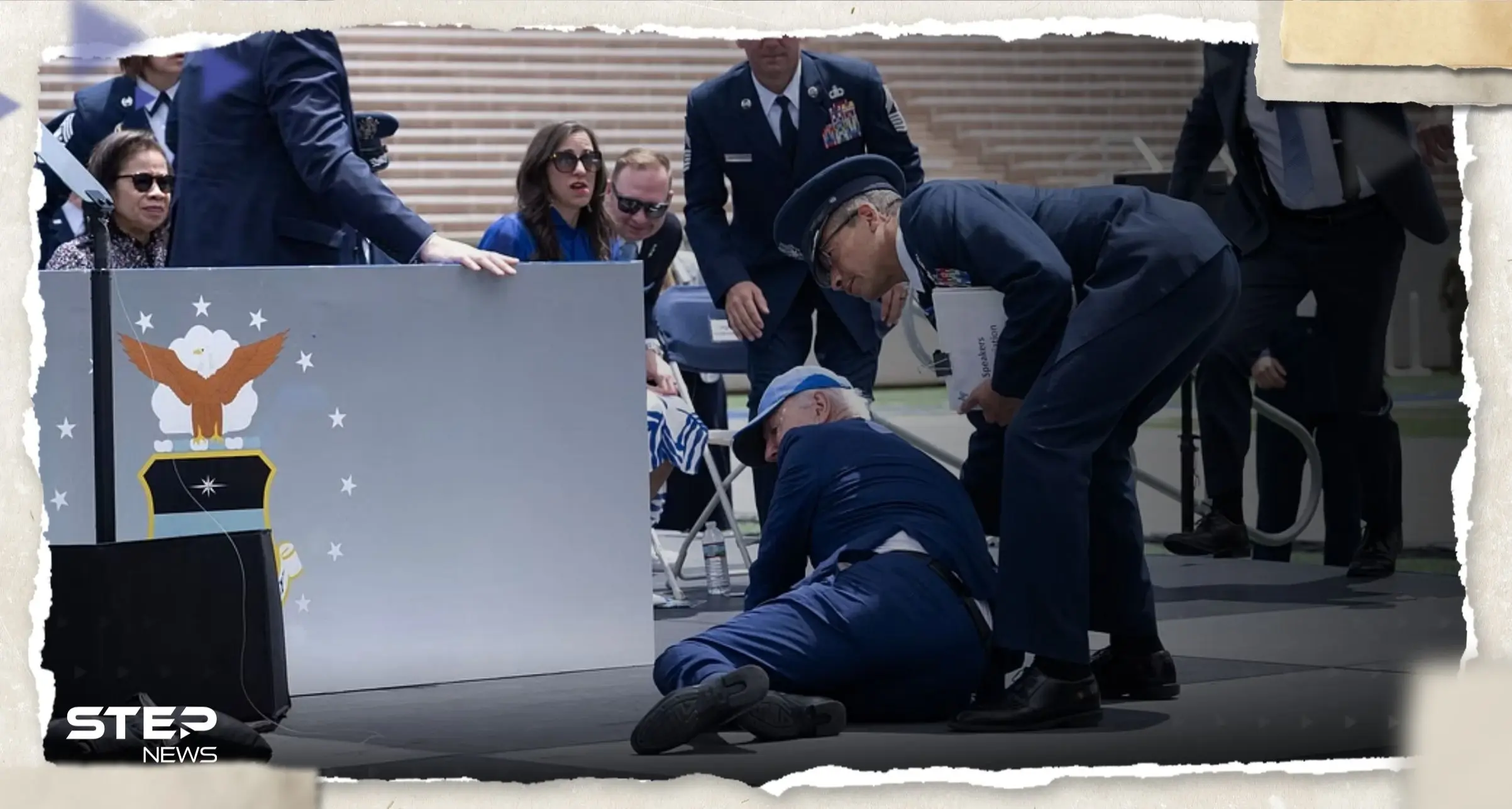 زوجته بالأردن لحضور زفاف ولي العهد وهو سقط بعنف.. موقف محرج جديد لبايدن: أمريكا