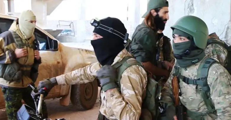 عملية انغماسية جنوب حلب وقتال وسط المدينة بين ميليشيا إيرانية وآخرين مدعومين روسيًا: تنظيم حرّاس الدين