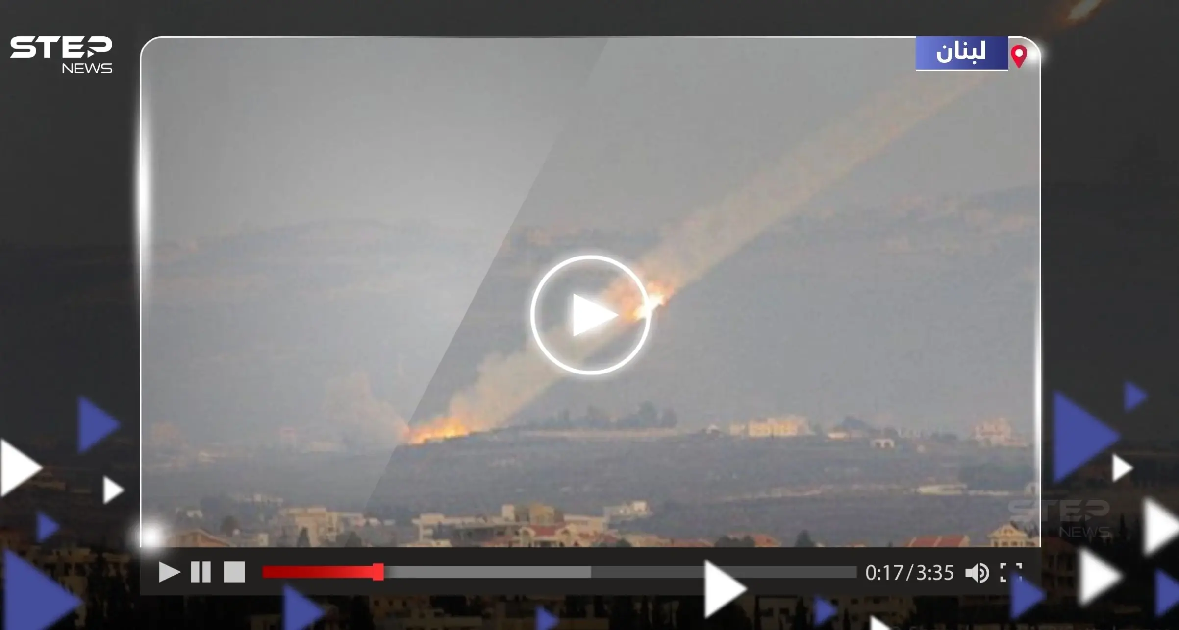 لحظة إطلاق رشقات الصواريخ من لبنان.. الجيش الإسرائيلي يرد وحزب الله ينفي: كاتيوشا