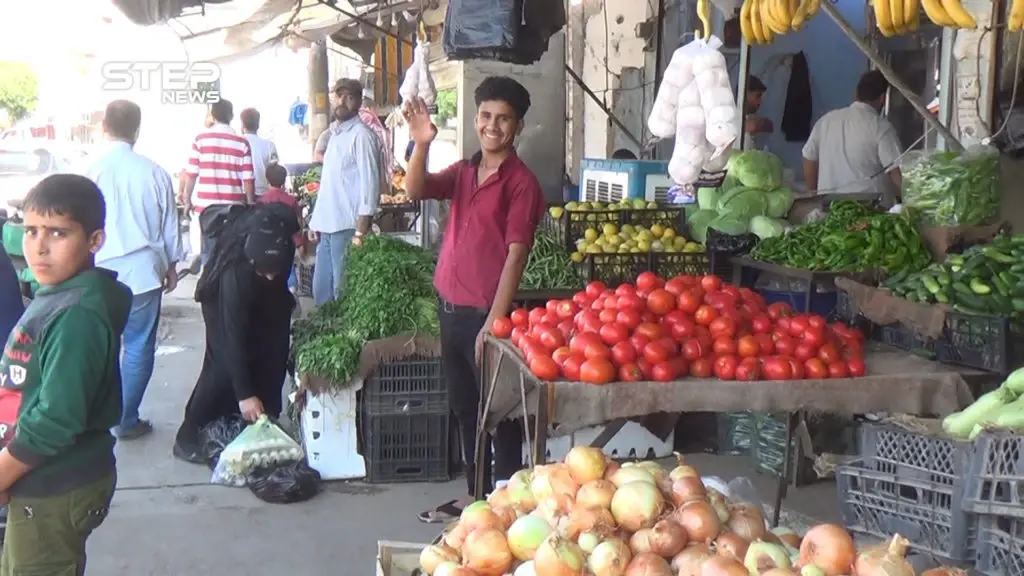 كاميرا ستيب تتجول في أسواق مدينة الطبقة بريف الرقة: مدينة الطبقة