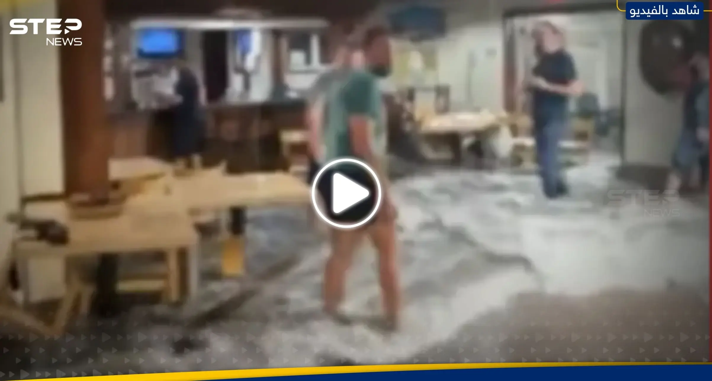 شاهد|| لقطات "مرعبة" لاجتياح مياه الفيضانات قاعدة عسكرية أمريكية: فيضانات