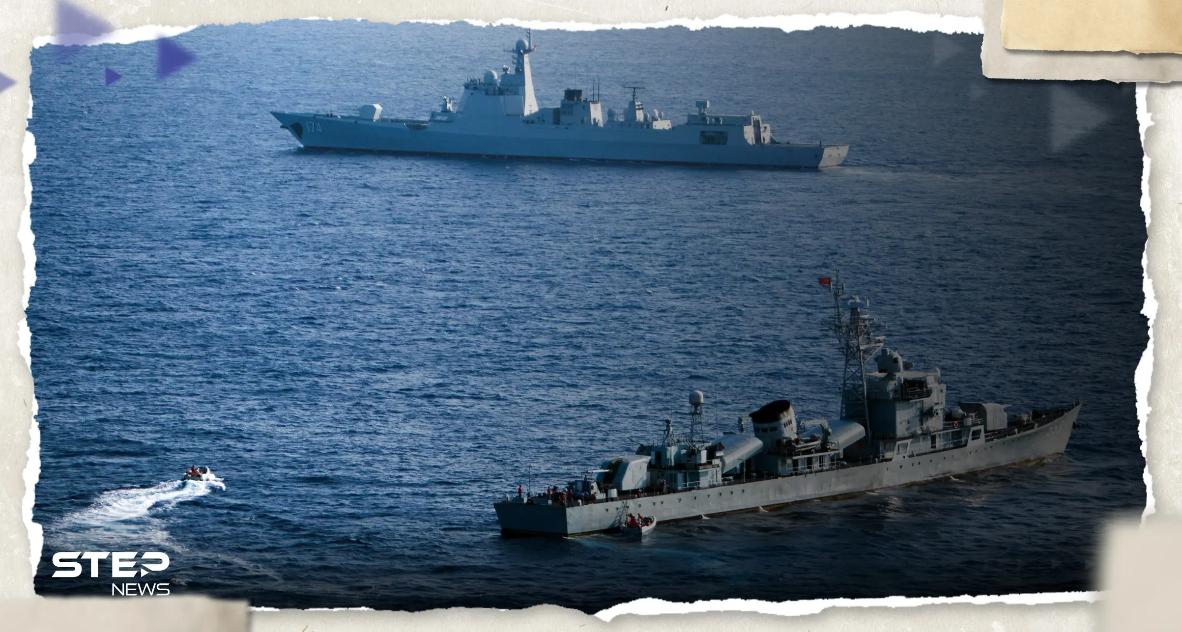 بالفيديو|| بحر الصين الجنوبي يشتعل توتراً.. مواجهة مباشرة بين قاربين صيني وفلبيني بمدافع مائية: الفلبين