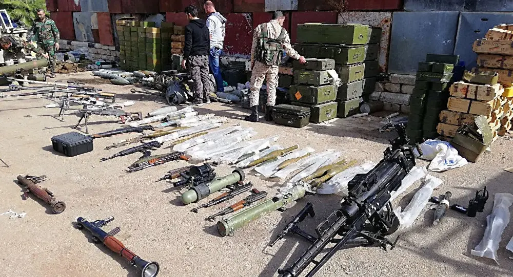 الأسد يدعم قوّاته عسكريًا من ترِكات المعارضة للأسلحة والذخائر بدرعا!!: درعا