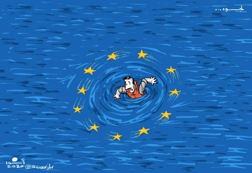 كاريكاتير || الهجرة إلى أوروبا: الهجرة