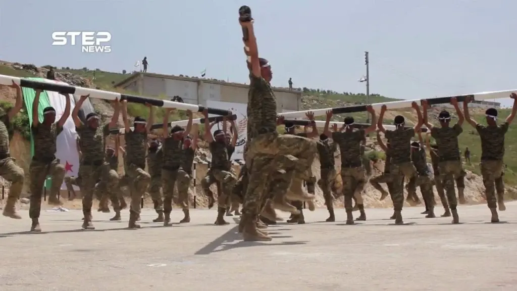 تخريج دورة لفيلق الرحمن التابع للجيش الوطني في الشمال السوري: فيلق الرحمن