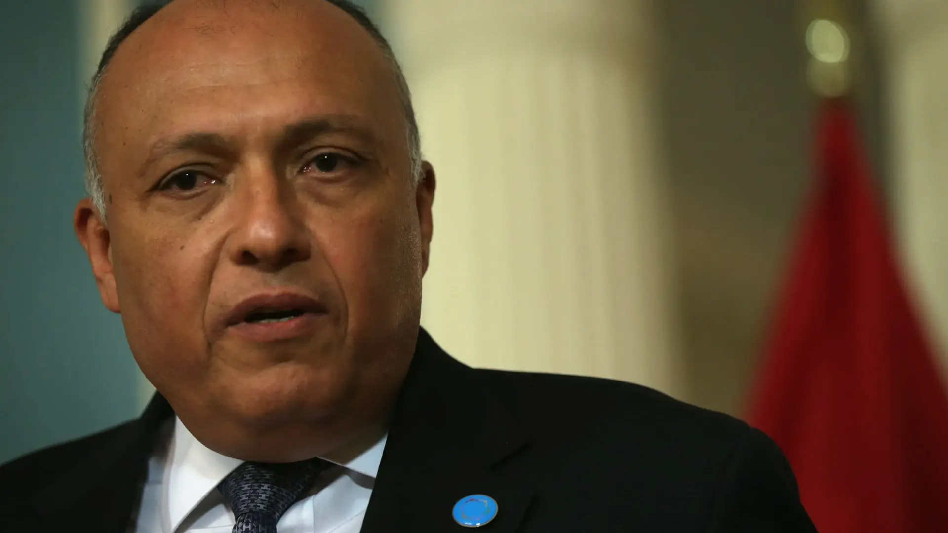 سامح شكري يصل بيروت لدعم تشكيل الحكومة اللبنانية الجديدة: سامح شكري