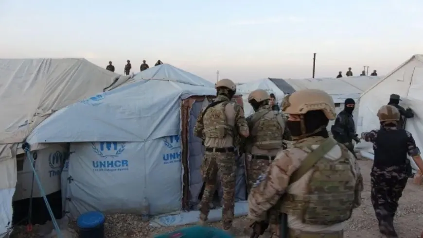 قوات قسد تطلق حملة أمنية في مخيم الهول الذي يضم عائلات تنظيم داعش وتوضح الأهداف ببيان: قوات قسد