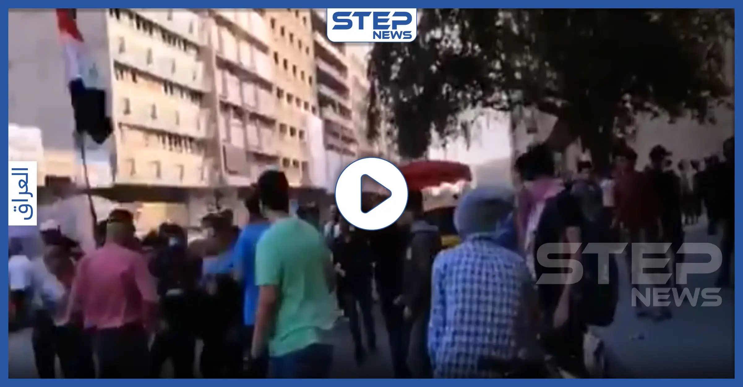 بالفيديو|| حالات اختناق وجرحى مدنيين.. و10 صواريخ تسقط على قاعدة أمريكية في العراق: ناشطون عراقيون