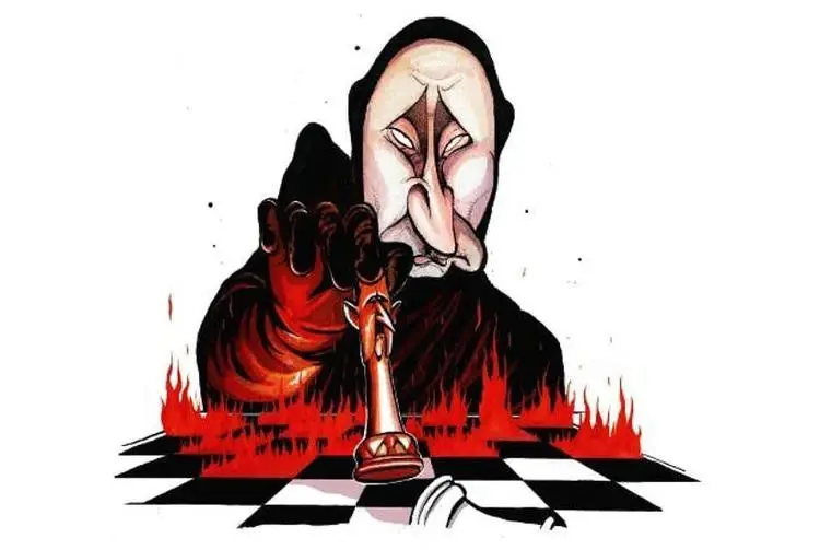 كاريكاتير || الشطرنج الروسي: بوتين