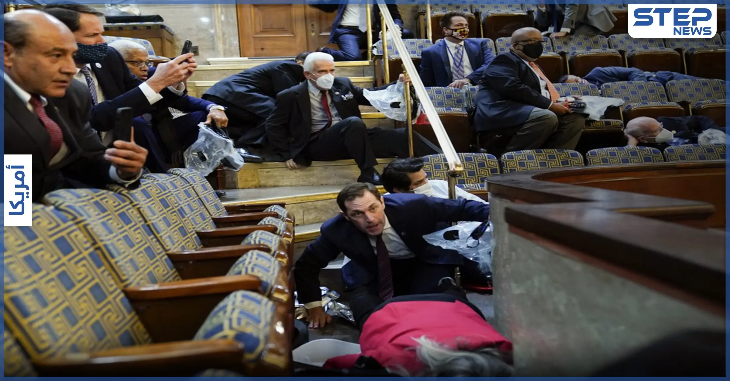 بالفيديو|| كمامة تتسبب بمشاجرة وخلافٍ حاد بين نائبتين في الكونغرس الأمريكي: مشادة كلامية