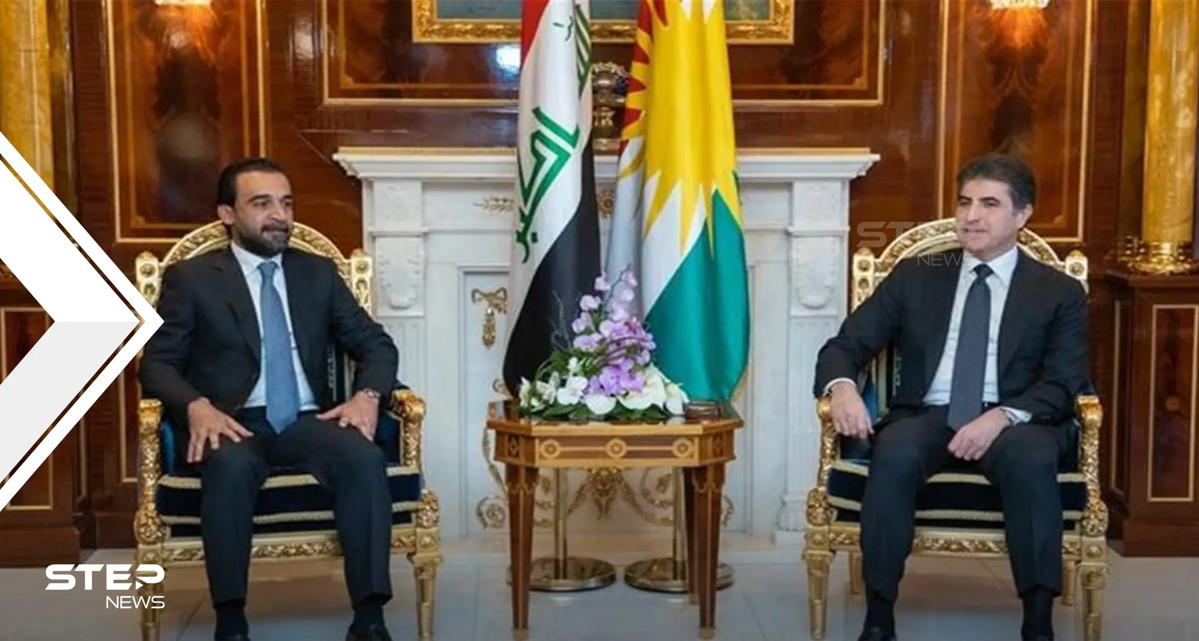 مبادرة سياسية لحل الأزمة في العراق.. بارزاني والحلبوسي يصلان النجف للقاء الصدر: نيجيرفان بارزاني