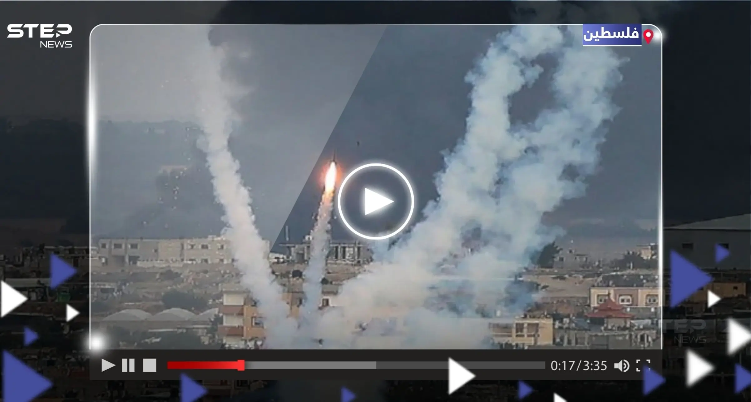 شاهد || حرائق وانفجارات هائلة تهز مدينة تل أبيب بعد رشقة صاروخية: القسام