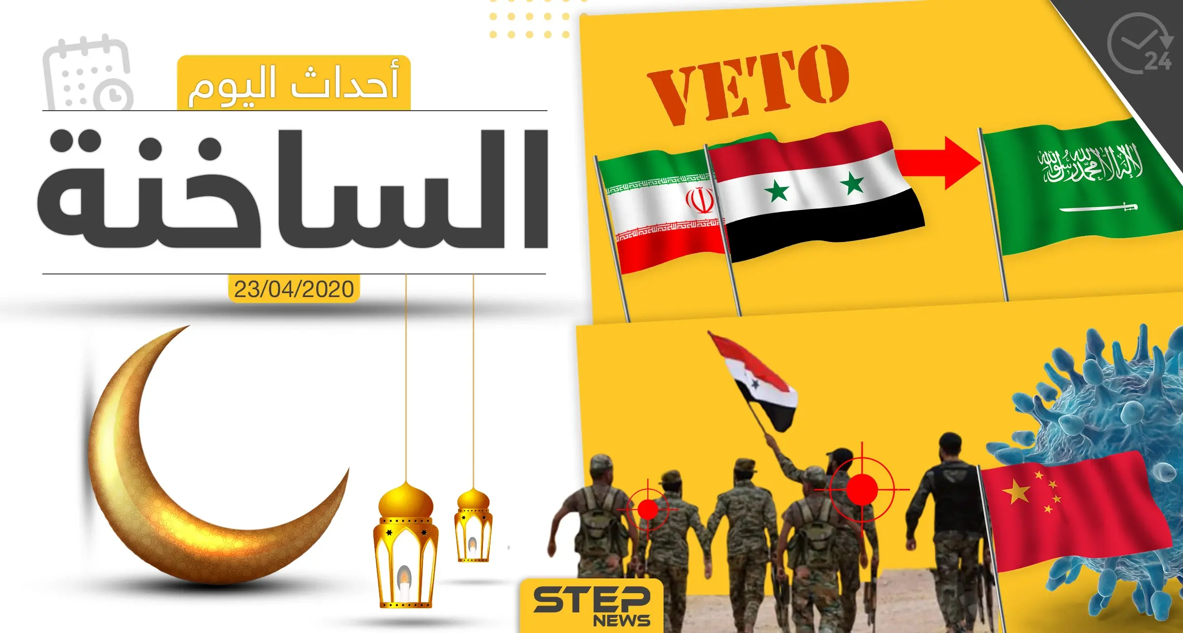 أهم أحداث سوريا والعالم- الخميس 23/04/2020: كوفيد19