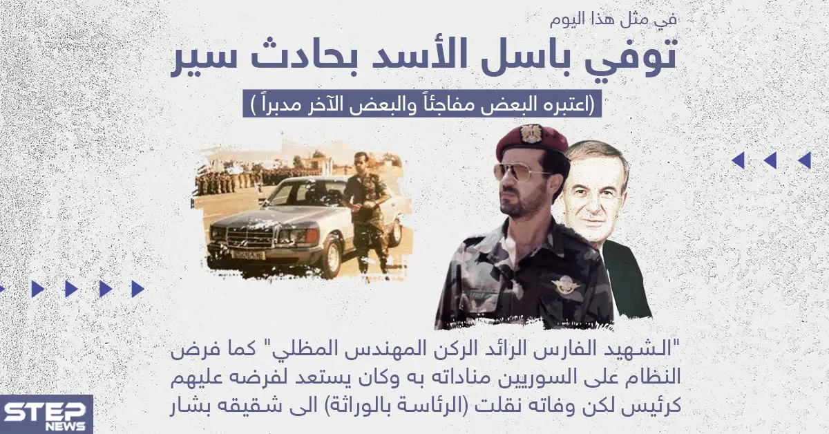 27 عاماً على وفاة باسل الأسد: باسل الأسد
