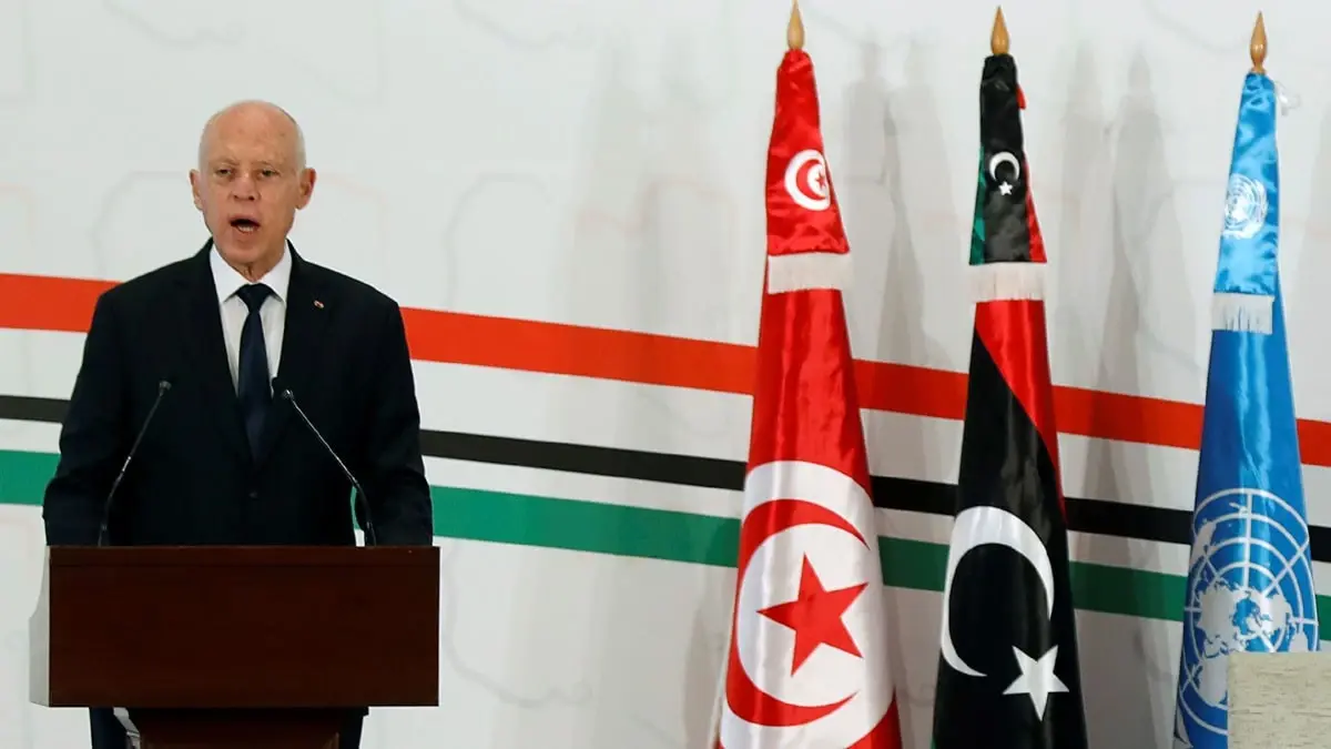 رئيس المجلس الرئاسي الليبي يستقبل قيس سعيد كأول رئيس عربي يزور ليبيا بعهد السُلطة الجديدة: تونس