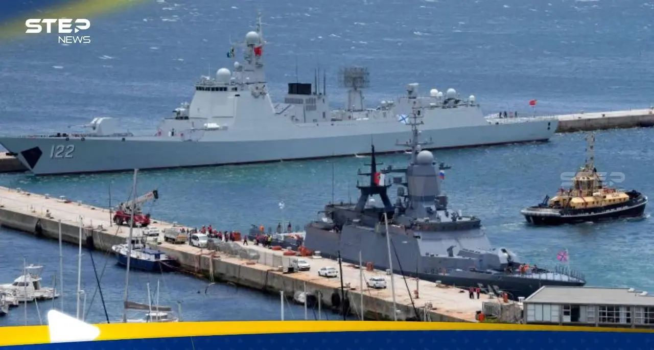 مناورات بحرية قبالة جنوب أفريقيا